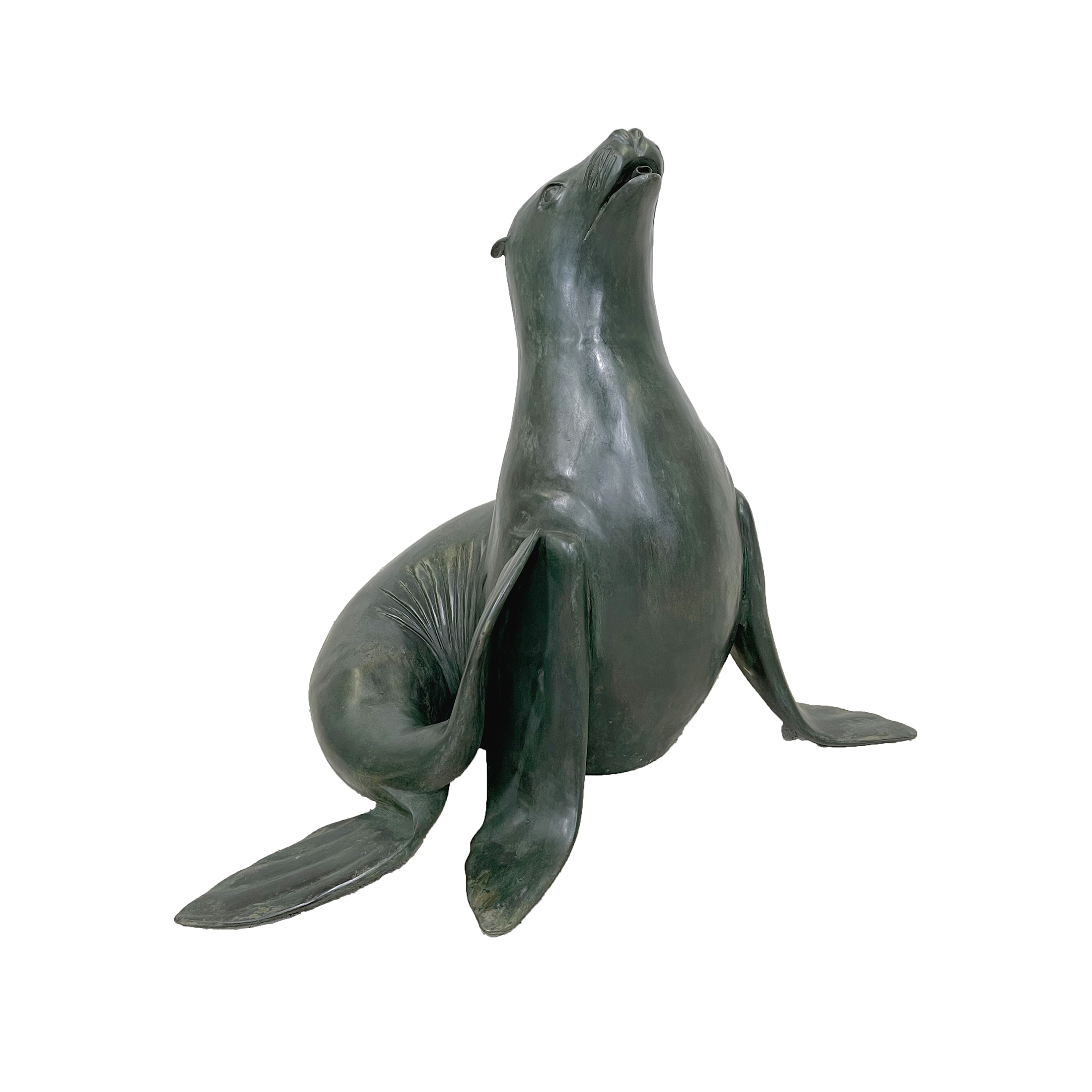 Bronze Seal Fountain Sculpture Florida Bronze Statues, Sculptures and