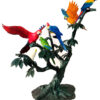 Multicolored-Parrots-in-Tree.jpg Bronze Parrots in Tree Sculpture