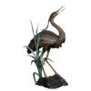 Bronze Heron Fountain Sculpture