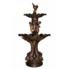 Bronze Cherubs & Fish Tier Fountain