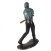 Bronze Baseball Batter Sculpture