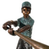 Bronze Baseball Batter Sculpture
