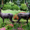 SRB10069-2.jpg Bronze Deer Sculpture Pair