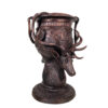 Bronze Deer Antler Planter Urn