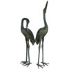 SRB15017-Large-Crane-Pair.jpg Bronze Massive Crane Fountain Sculpture Set