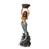 SRB25388-Bronze-Mermaid-Shell-Fountain-1.jpeg Bronze Mermaid with Shell Fountain Sculpture