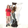SRB25388-Bronze-Mermaid-Shell-Fountain-SCALE.jpeg Bronze Mermaid with Shell Fountain Sculpture