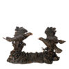 SRB25402-Two-Eagle-TB.jpg Bronze Two Eagle Table Base Sculpture
