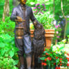 SRB25447-Man-with-Dog-Lantern-Bronze-Sculpture.jpg Bronze Man & Dog with Lantern Sculpture