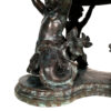 SRB30433-Detail-2.jpeg Bronze Merboy Table with Marble Surface