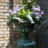 Bronze Seven Birds on Vase Fountain