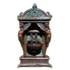 Bronze Cupid & Nymph Wall Fountain