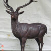 Bronze Large Deer Sculpture