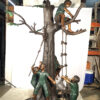 SRB48188-8.jpeg Bronze Children in Treehouse Sculpture