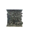 Bronze Mythological Pedestal Sculpture with Horses