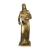 Bronze Maria with Flowers Sculpture