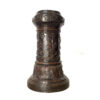 Bronze Floral Pedestal Sculpture