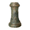 Bronze Floral Pedestal Sculpture
