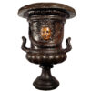 Bronze Sun King Urn Sculpture