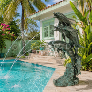 Five Jumping Dolphins Bronze Fountain Statue FloridaBronzes MGSRB47709