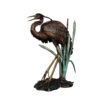 Bronze Heron Fountain Sculpture