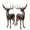 SRB10069-Bronze-Deer-Sculpture-Pair-Dark-Patina-by-Metropolitan-Galleries-Inc.jpg Bronze Deer Sculpture Pair
