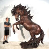 SRB10084-L-Bronze-Rearing-Horse-Sculpture-by-Metropolitan-Galleries-Inc-SCALE.jpg Bronze Rearing Horse Sculpture (Left)