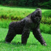 Bronze Walking Gorilla Sculpture