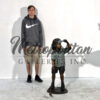 Bronze Little Girl Golfer Sculpture