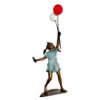 Bronze Girl with Balloons & Ice Cream Cone Sculpture