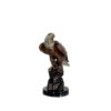 Bronze Eagle on Rock Sculpture
