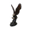 SRB055848-Bronze-Flying-Eagle-Sculpture-on-Marble-Base-by-Metropolitan-Galleries-Inc.jpg Bronze Eagle catching Fish Sculpture