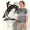 Bronze Remington 'Bronco Buster' Table-top Sculpture