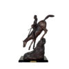 Bronze Remington 'Mountain Man' Table-top Sculpture