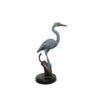 Bronze Heron Sculpture