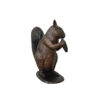 Bronze Squirrel Sculpture