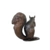 Bronze Squirrel Sculpture