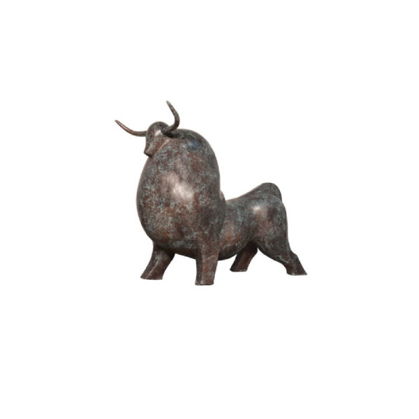 Bronze Contemporary Bull Sculpture