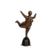 Bronze Contemporary Fat Lady Sculpture