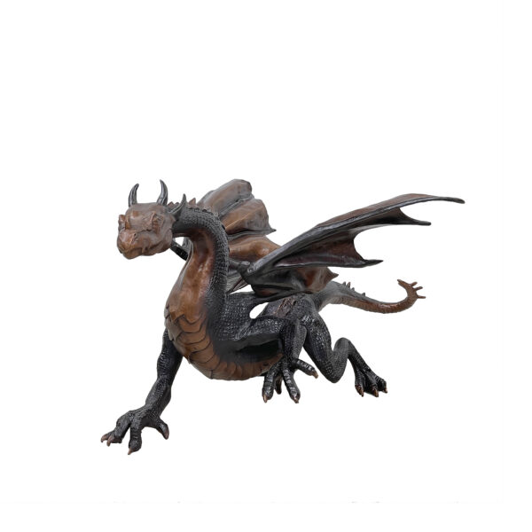 Bronze Dragon Sculpture