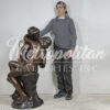 Bronze 'The Kiss by Rodin' Life-size Sculpture