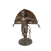 Bronze Boy Flying Kite Sculpture