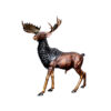 Bronze Large Moose Sculpture