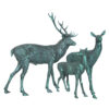 SRB10119-Bronze-Deer-Family-of-Three-Sculpture-Set-in-Verdigris-Patina-exclusive-by-Metropolitan-Galleries-Inc-web.jpg Bronze Deer Family of Three Sculpture Set