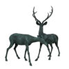 SRB15055-56-VP-Bronze-Buck-Doe-Sculpture-Set-in-Verdigris-Patina-by-Metropolitan-Galleries-Inc.jpg Bronze Buck & Doe Sculpture Set