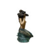 SRB371056L-Bronze-Mermaid-holding-Shell-Fountain-Sculpture-by-Metropolitan-Galleries-Inc-4.jpg Bronze Sitting Mermaid holding Shell Fountain
