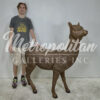 Bronze Alpaca Sculpture