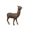 Bronze Alpaca Sculpture