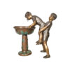 SRB47174-Bronze-Boy-Girl-at-Water-Fountain-Sculpture-by-Metropolitan-Galleries-Inc.jpg Bronze Boy & Girl at Water Fountain Sculpture