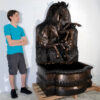 Bronze Three Horses Wall Fountain